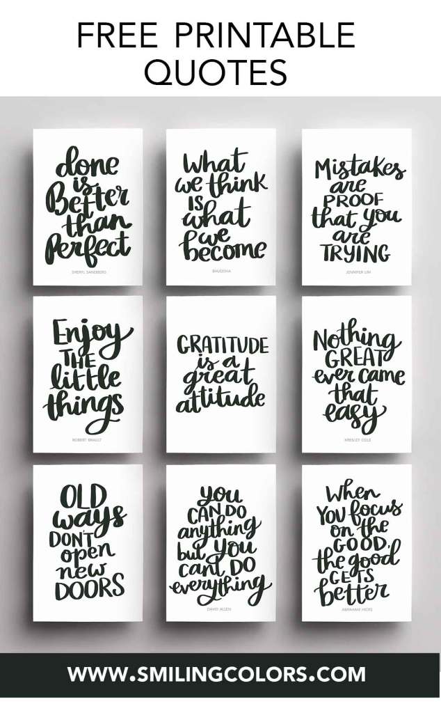 Free Printable Quotes Pdf