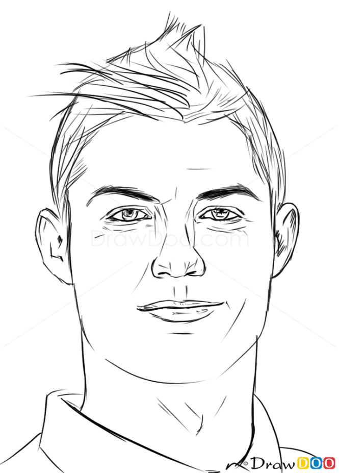 How To Draw Ronaldo Cool
