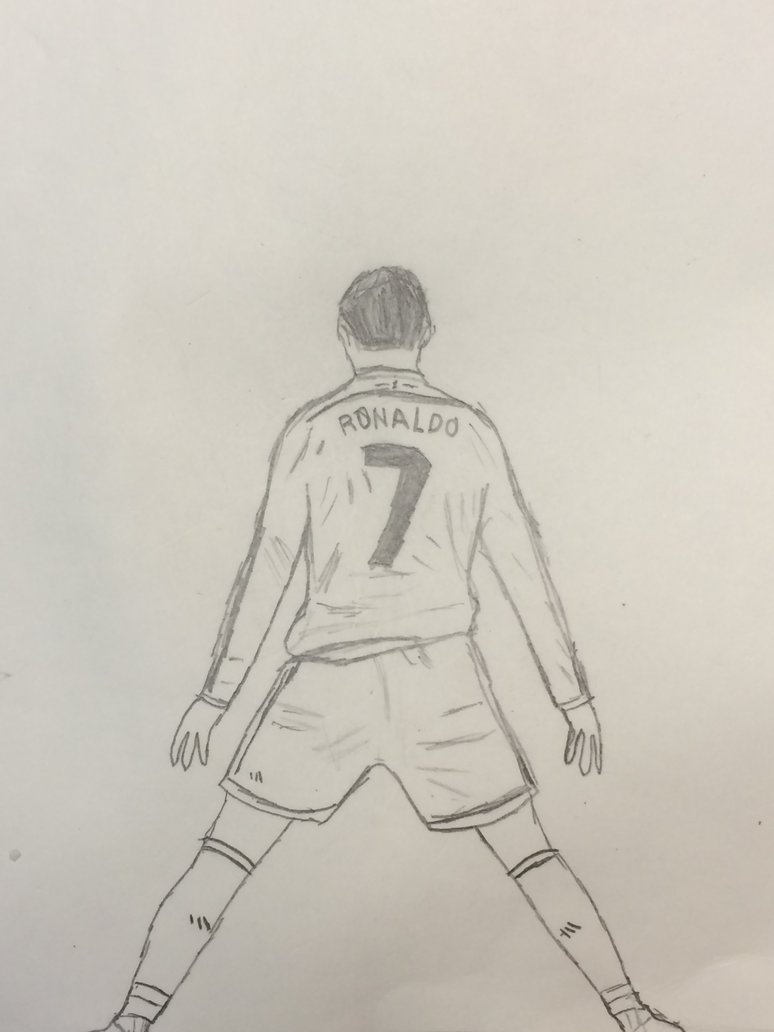 How To Draw Ronaldo Doing Sui