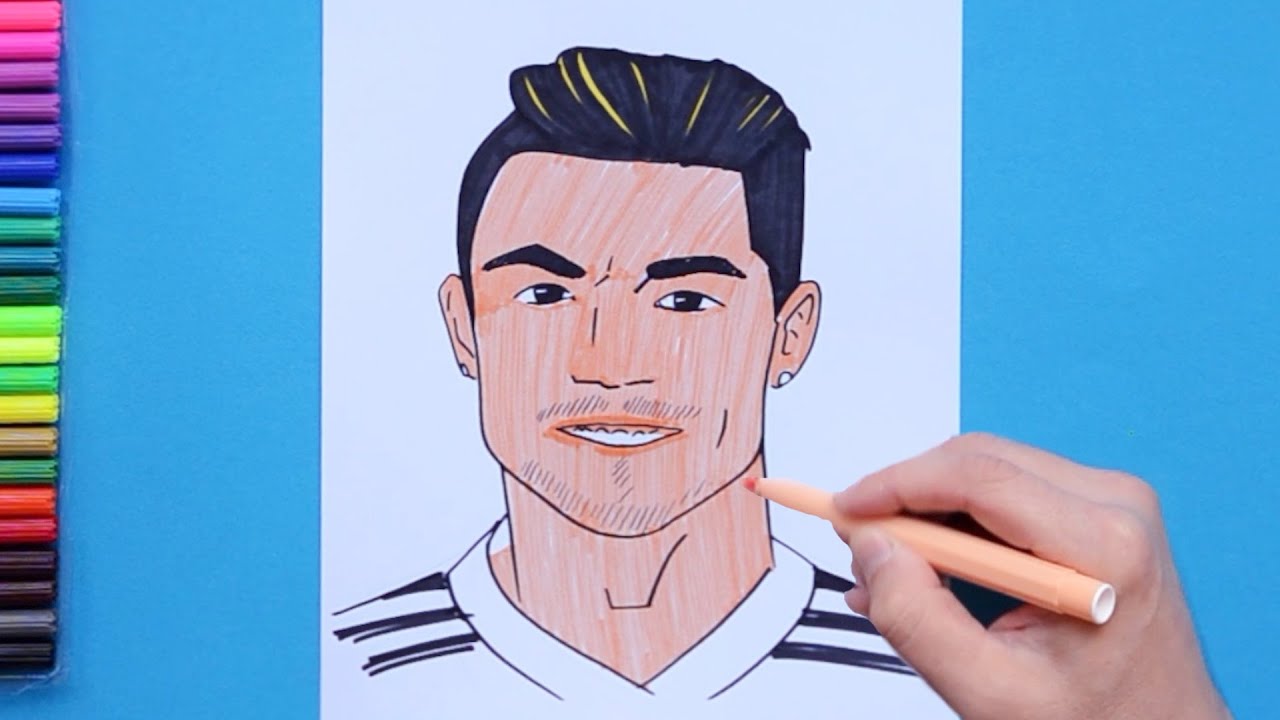 How To Draw Ronaldo In Steps
