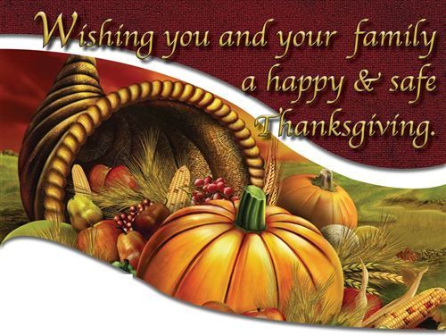 Wishing Everyone Happy Thanksgiving