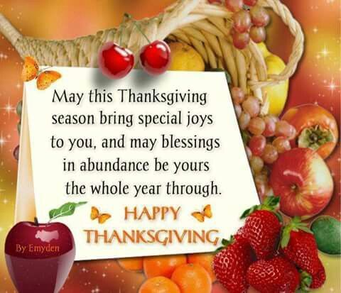 Wishing You A Blessed Thanksgiving Images