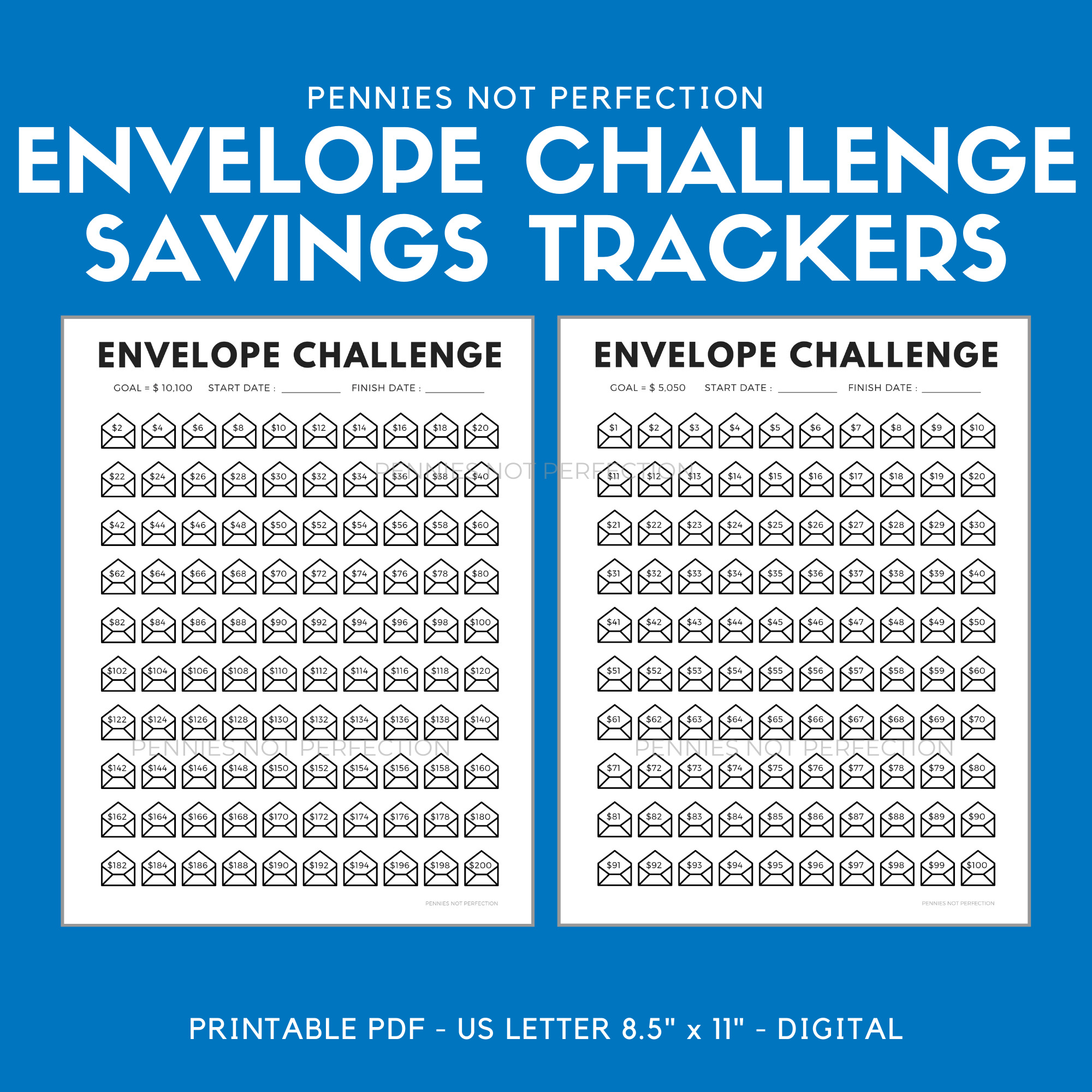 100 Envelope Challenge Folder