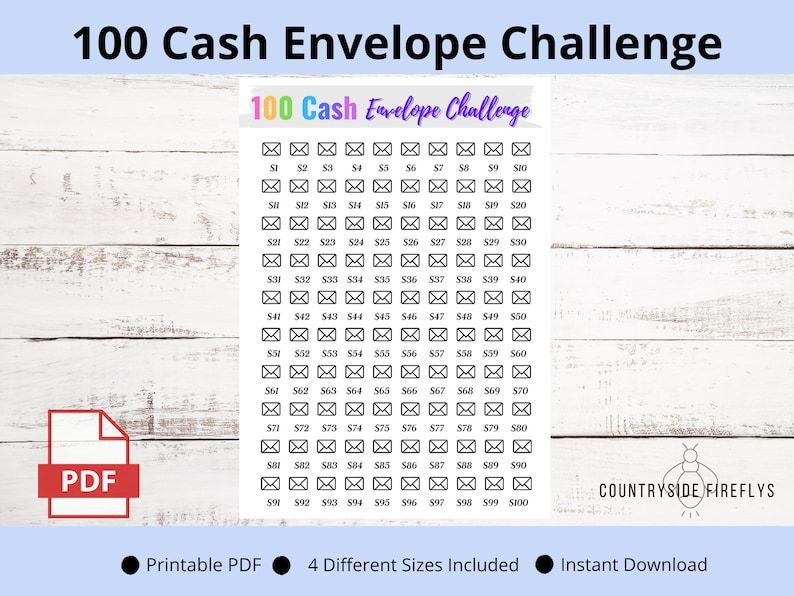 100 Envelope Challenge Tips