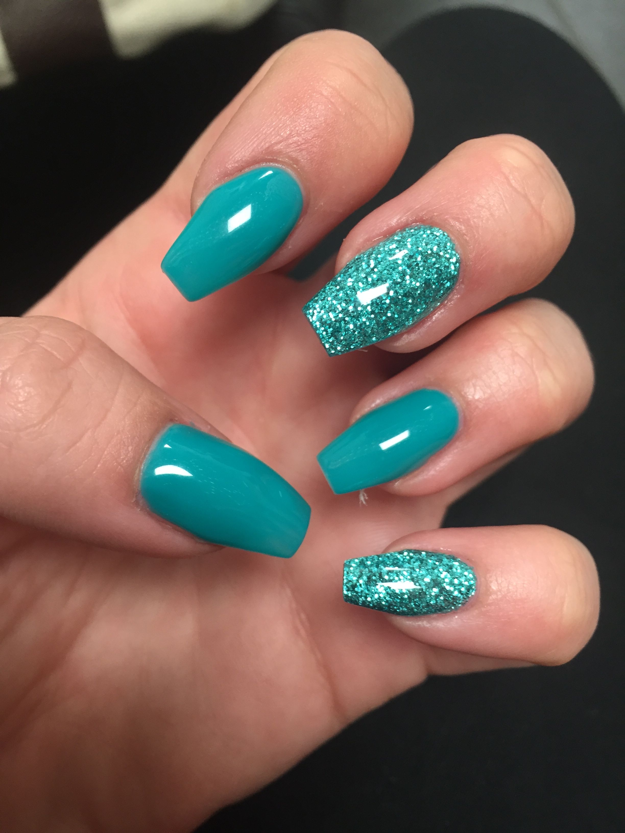 Turquoise Tint Nails Complement Your Radiance With These Winter Nail Hues