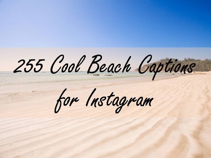 Aesthetic Beach Captions For Instagram