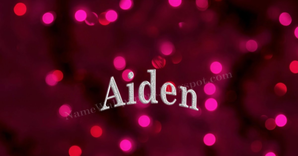 Aiden Name Wallpaper