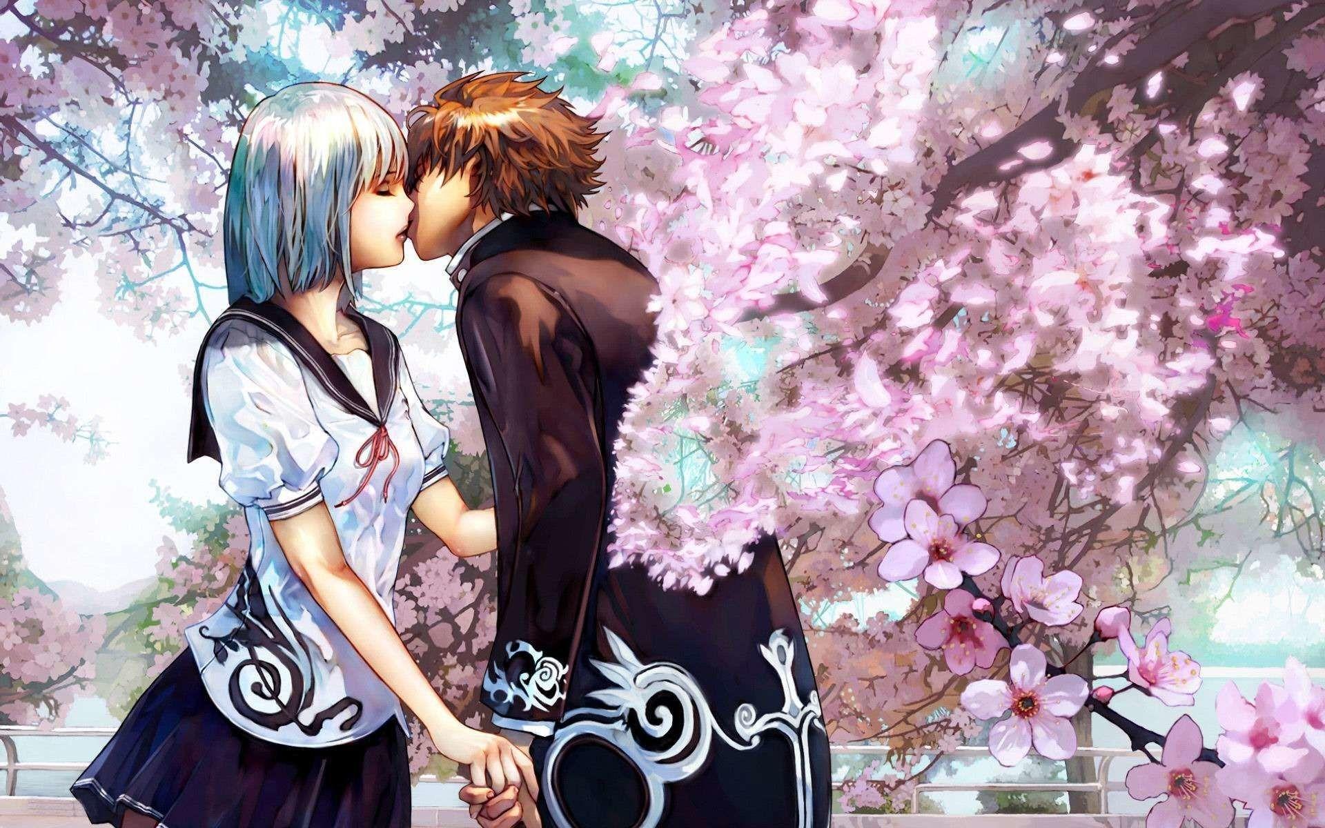 Anime Cute Couple Wallpaper Hd