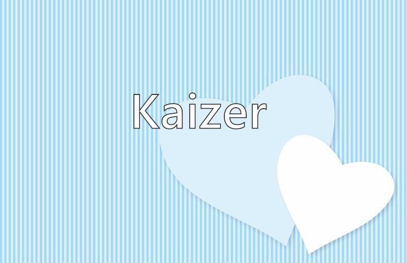 Baby Boy Names Kaizer