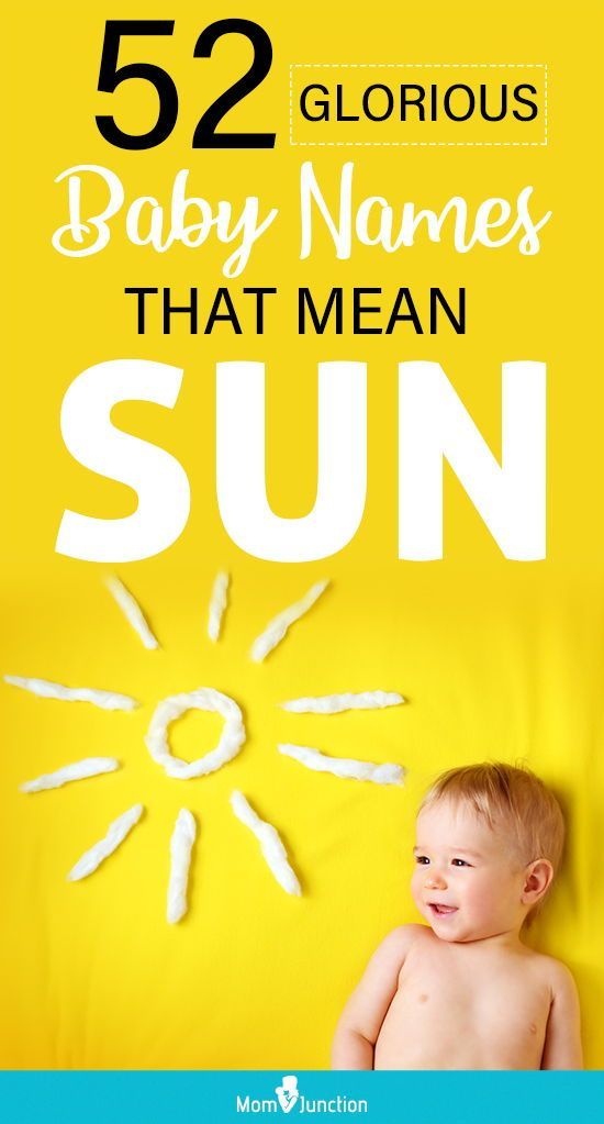 Baby Boy Names On Sun