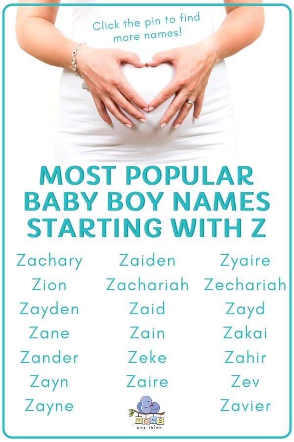 Baby Boy Names With X Or Z In It