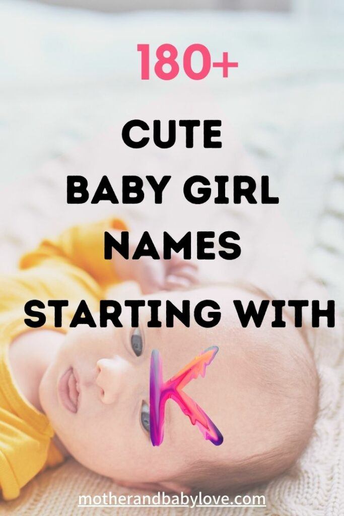 Baby Names 2020 Starting With K