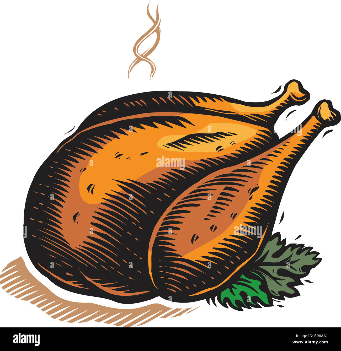 Baked Turkey Drawing