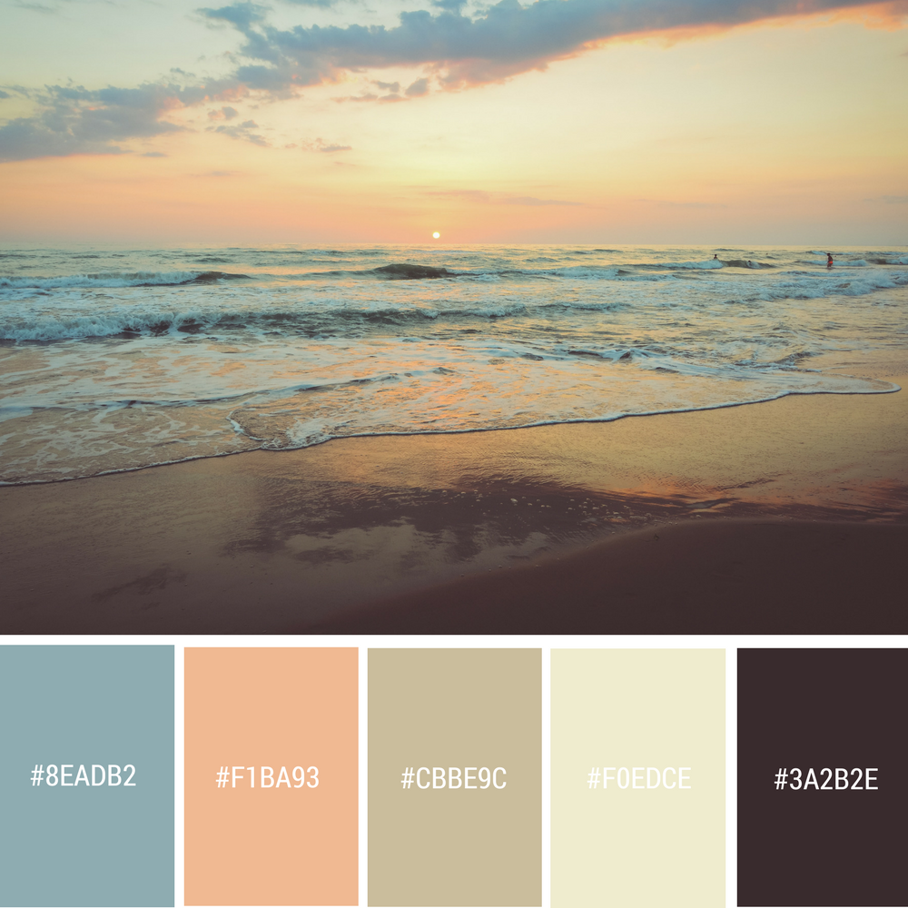 Beach Picture Color Schemes