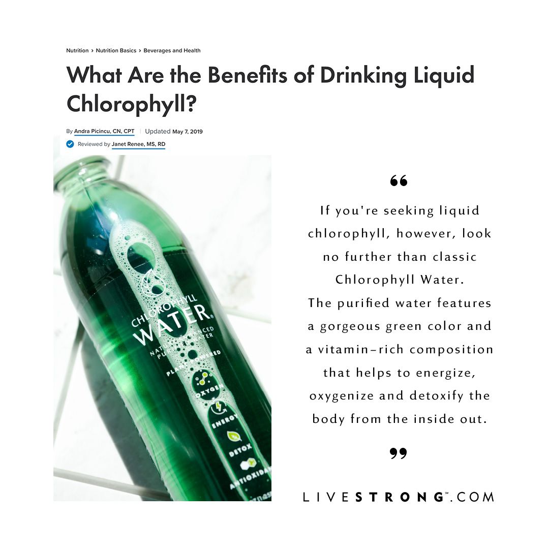 Benefits Of Chlorophyll And Lemon Water