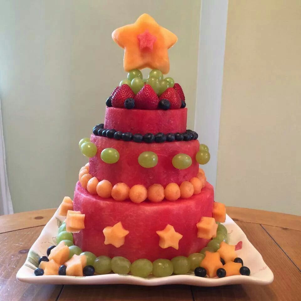 Birthday Simple Fruit Cake Decoration Ideas