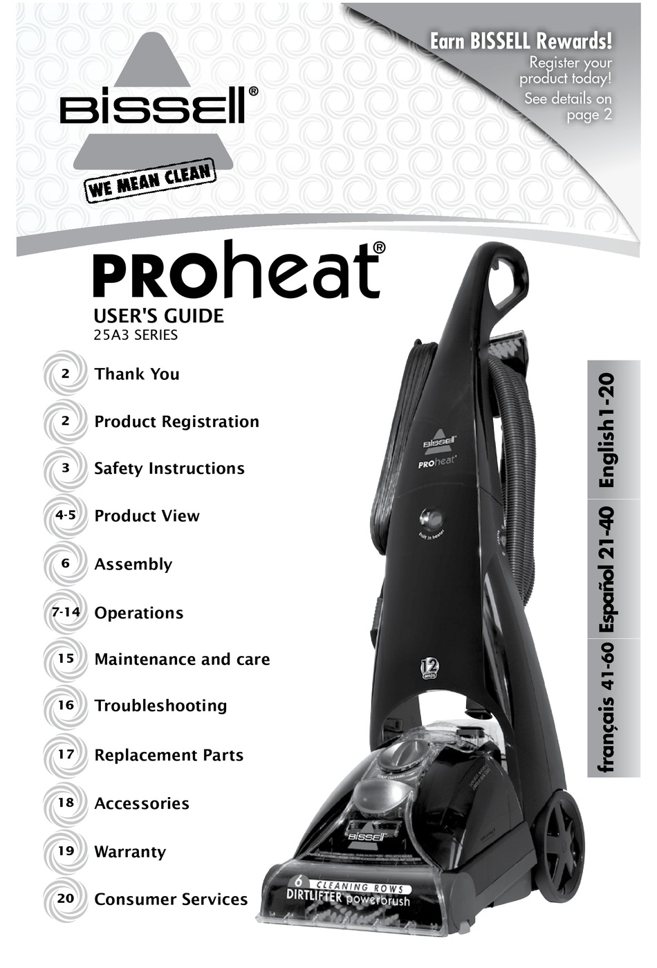 Bissell Proheat Essential Manual