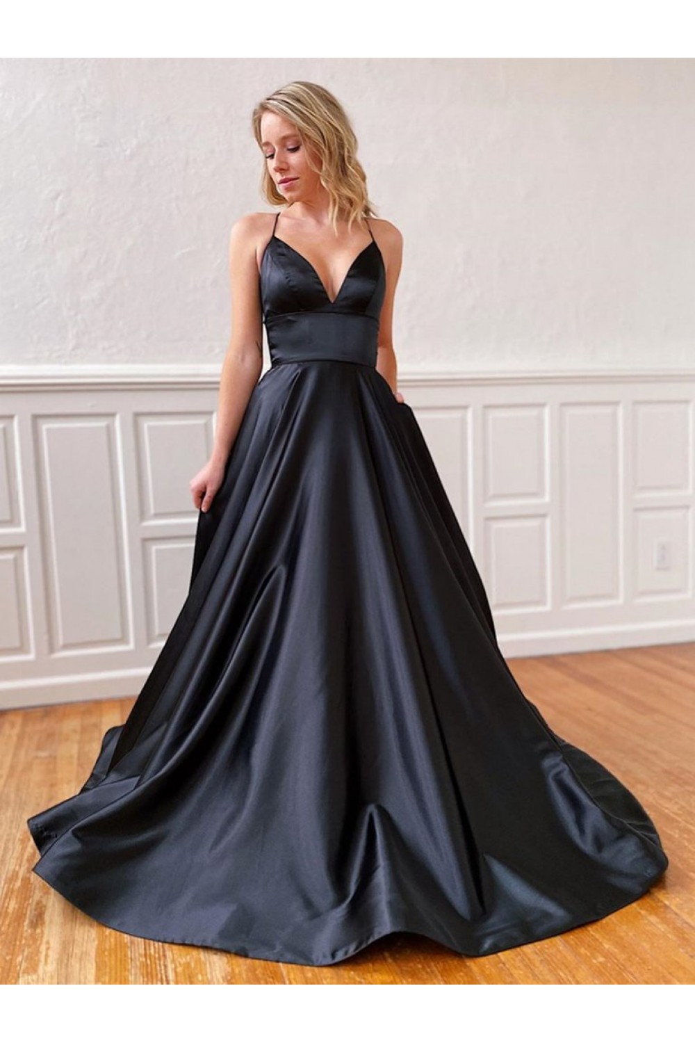 Black Prom Dresses A Line
