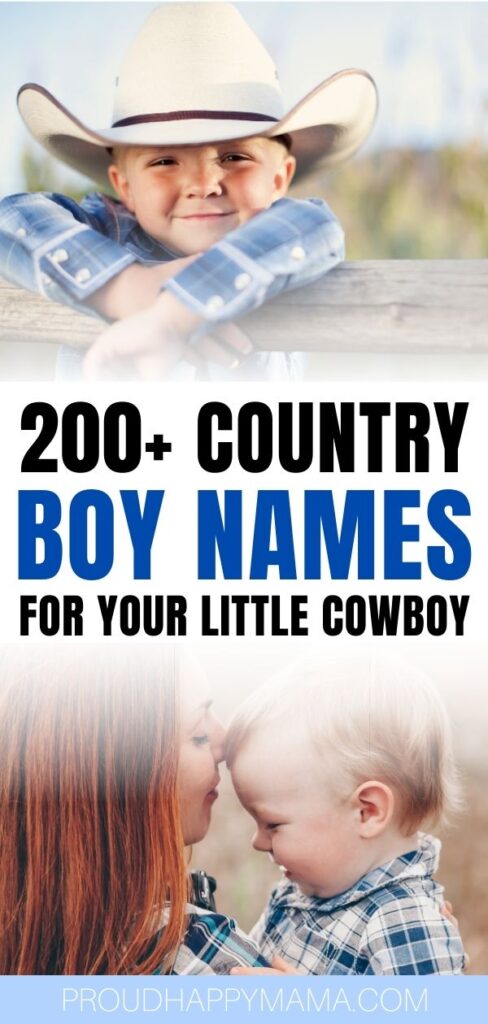 Boy Names Country Western