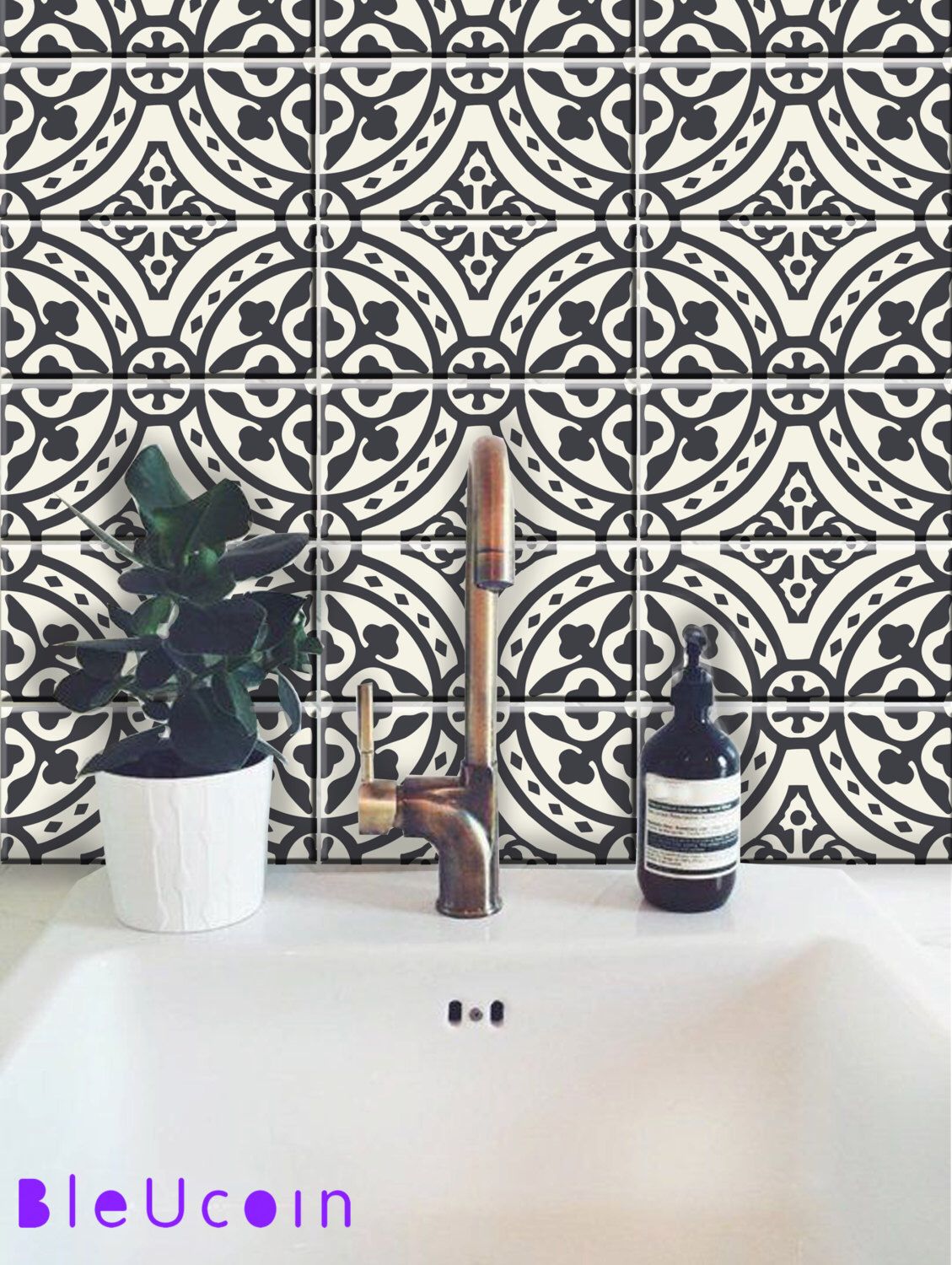 Ceramic Tile Stickers Bathroom