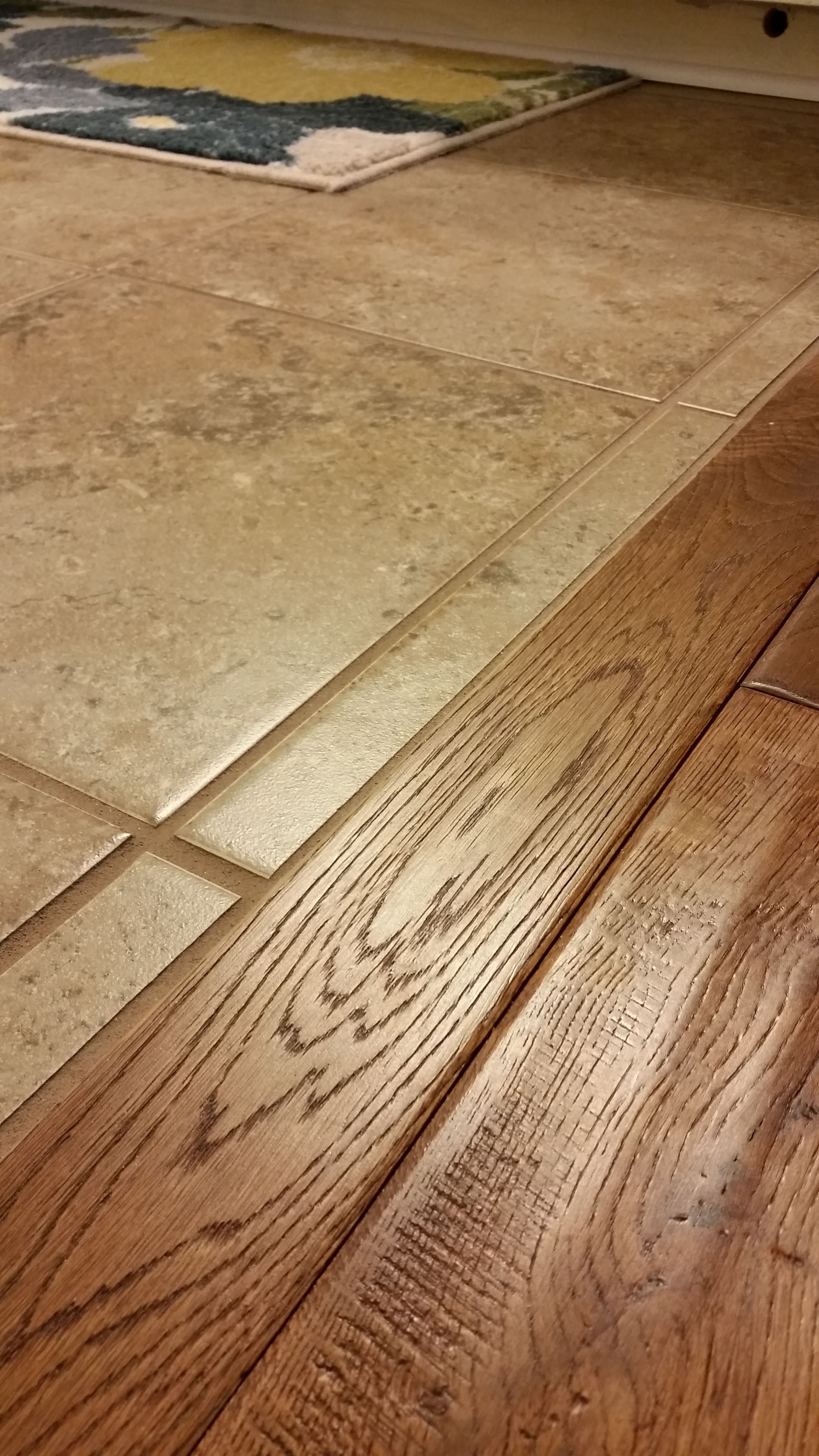 Ceramic Tile To Wood Floor Threshold