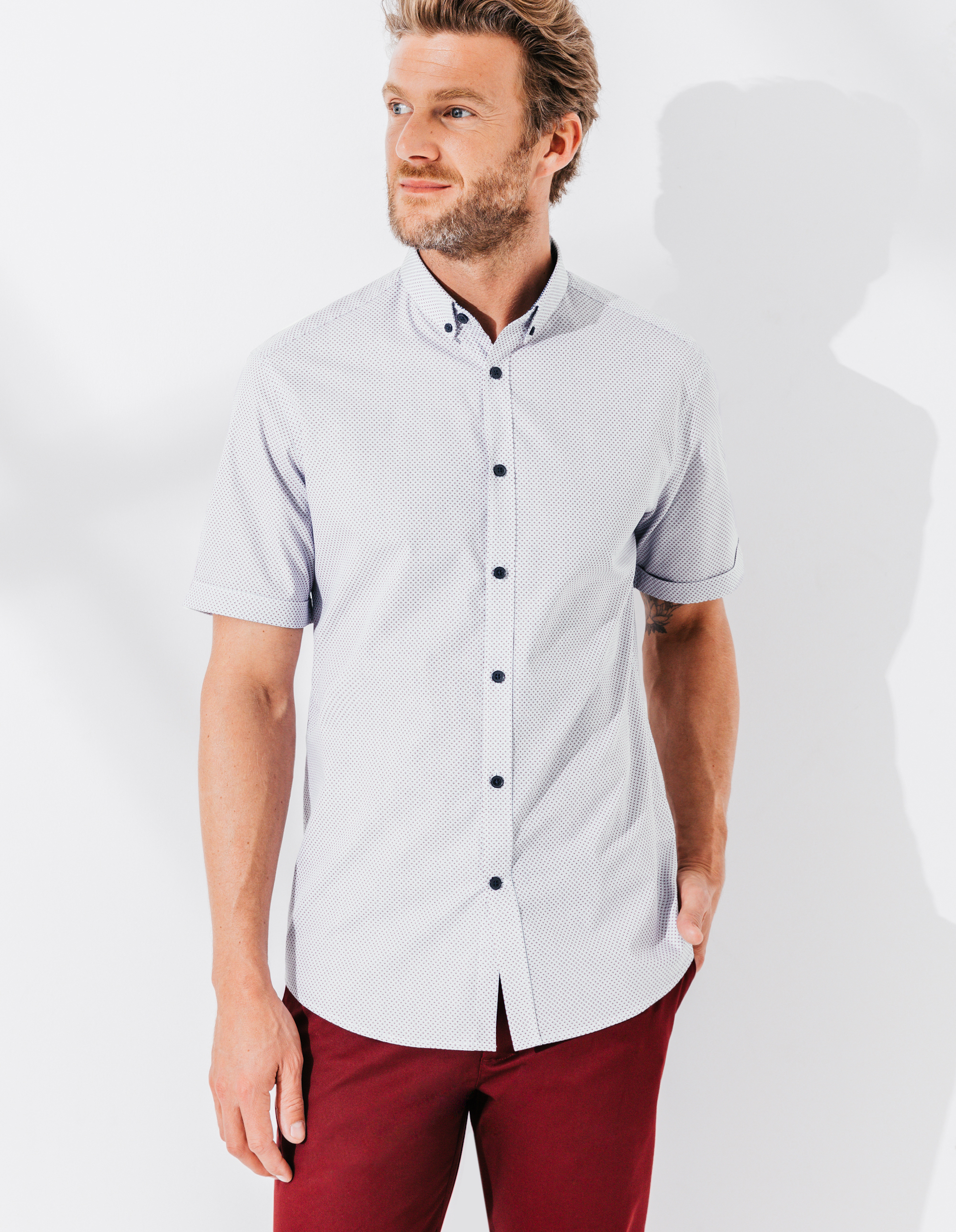Chemise Coupe Droite Homme