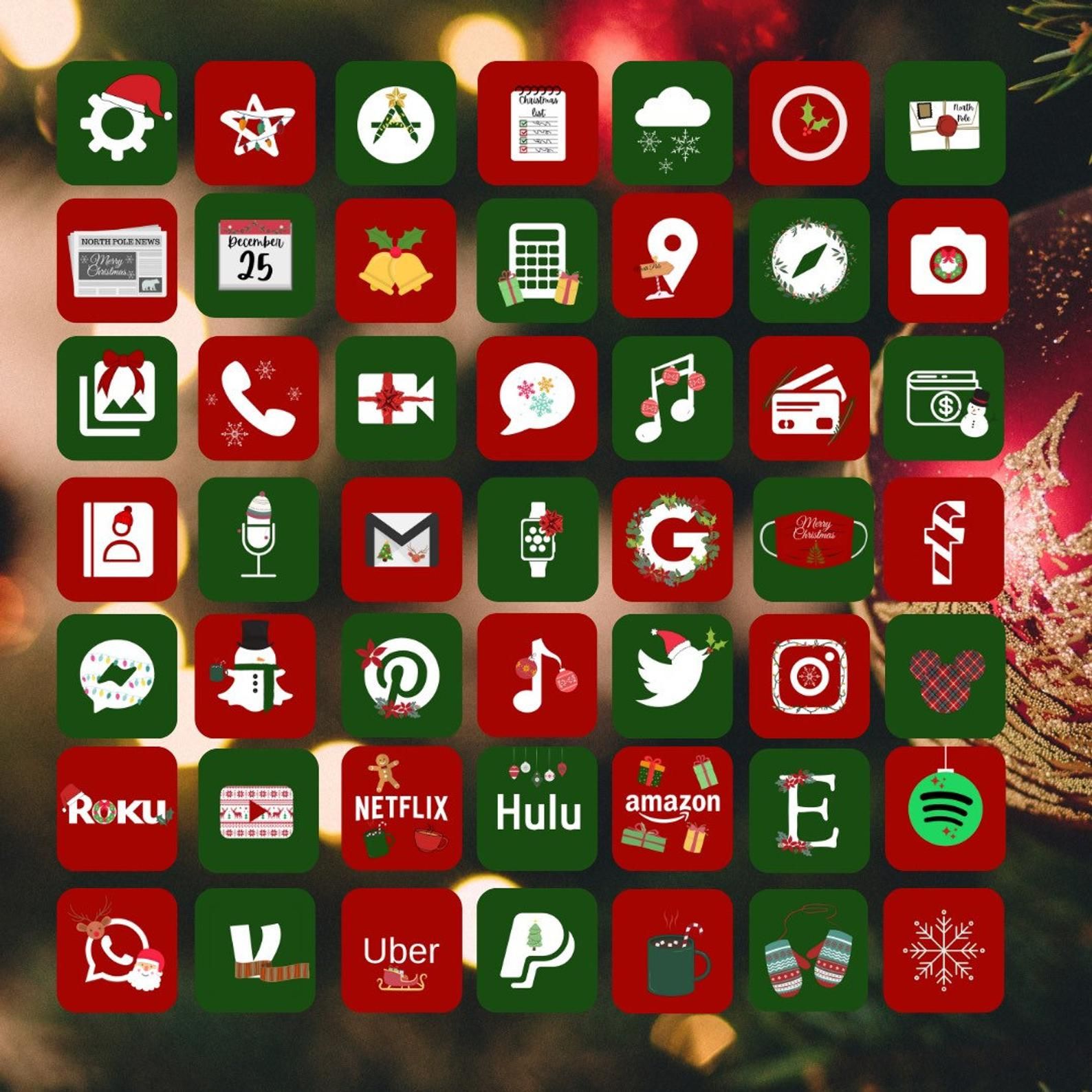 Christmas App Icons Free