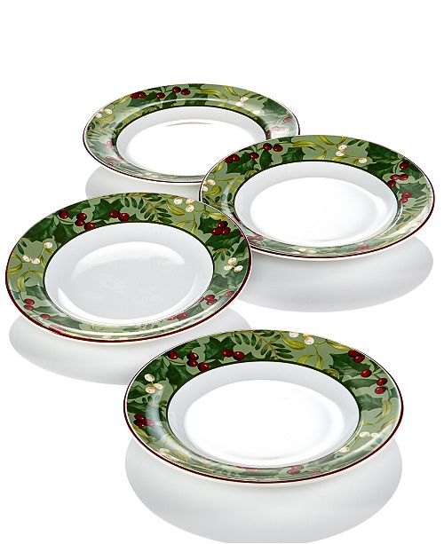 Christmas Appetizer Plates With Stand