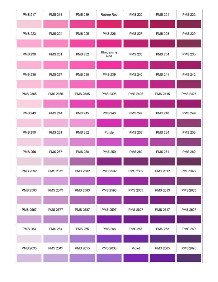 Color Names With P