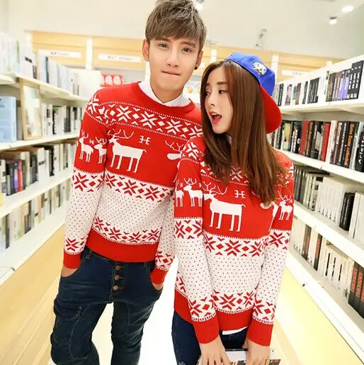 Couple Christmas Sweater Set