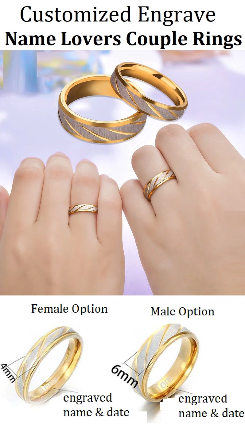 Couple Ring Engraving Malaysia