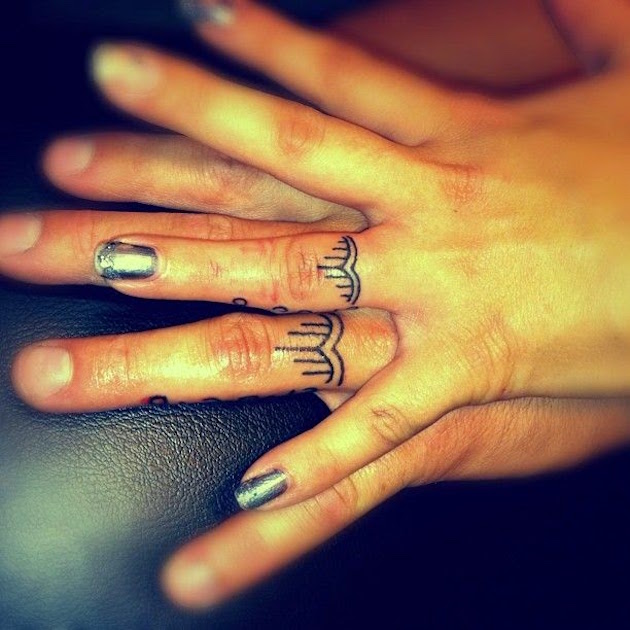 Couple Ring Finger Tattoo Ideas
