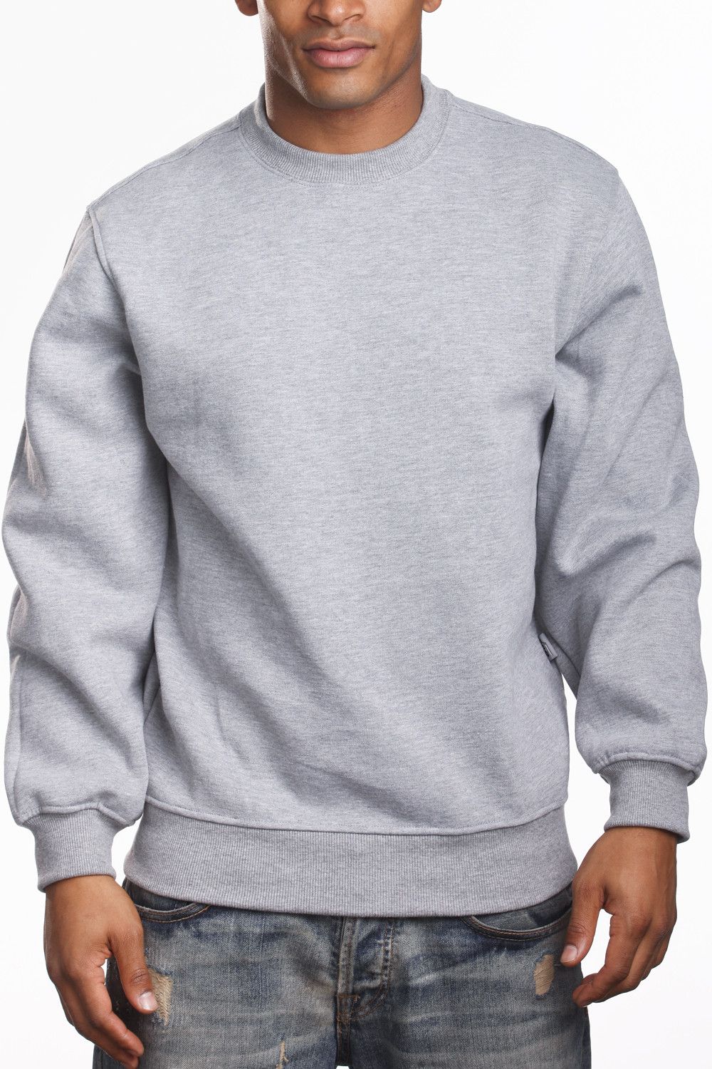 Crew Neck Sweater With Shirt
