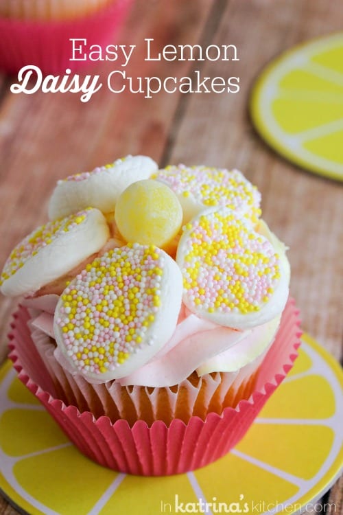 Daisy Cupcakes Marshmallows