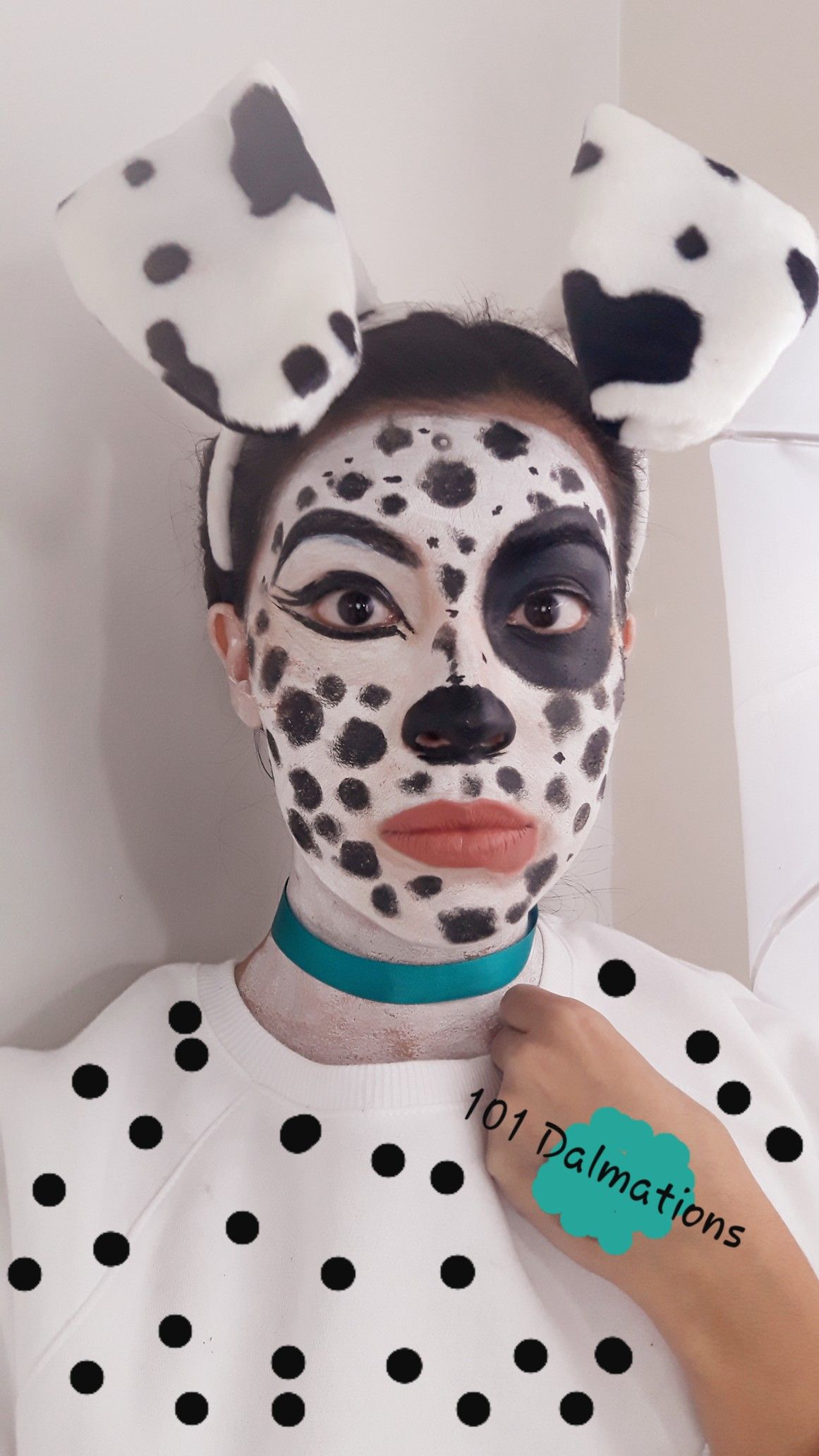 Dalmatian Costume Diy Makeup