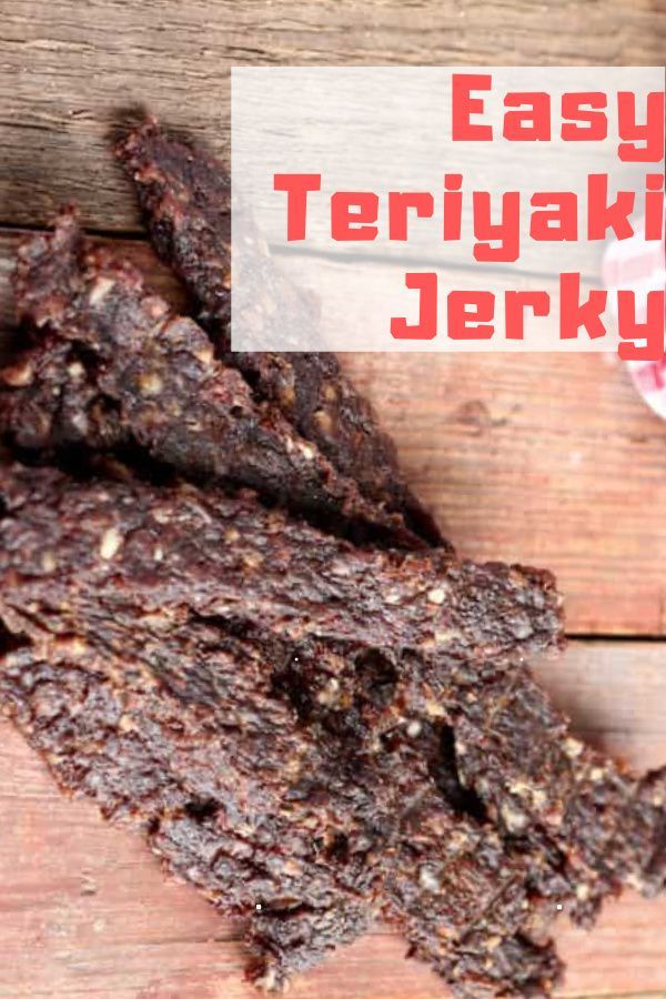 Deer Jerky Teriyaki Marinade Recipe