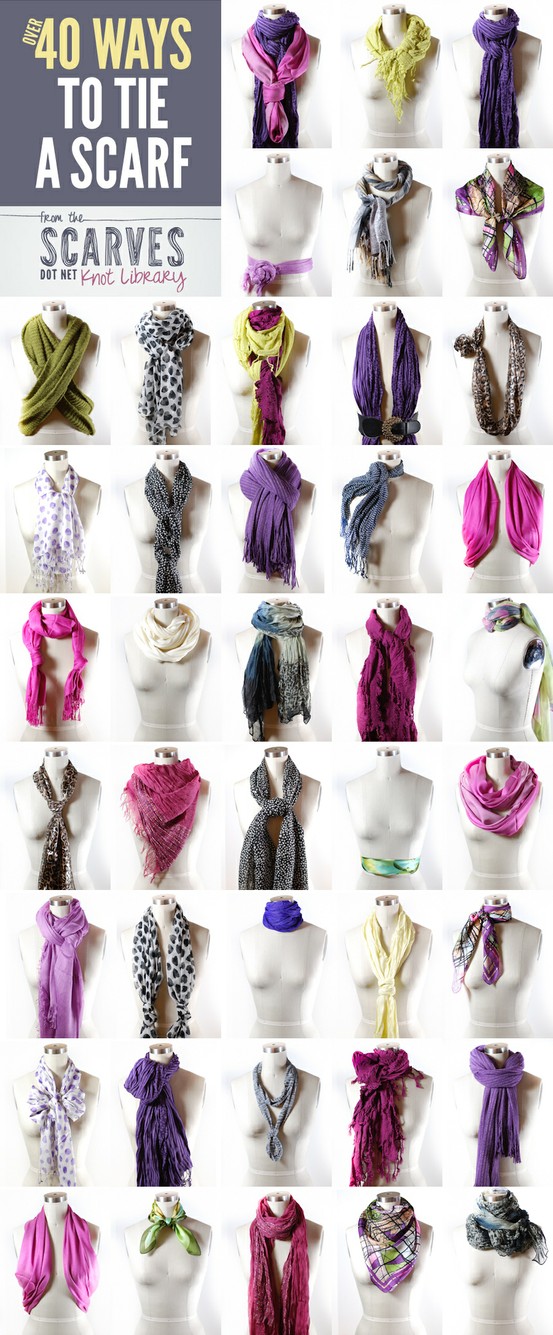 Different Ways To Tie An Infinity Scarf