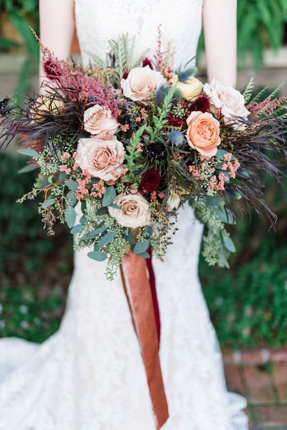 Diy Fall Bridal Bouquets