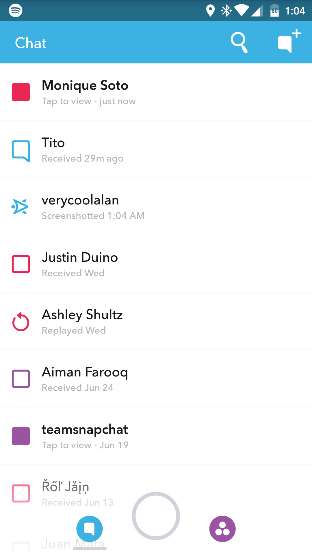 Does Snapchat Send Typing Notification When You Open Chat