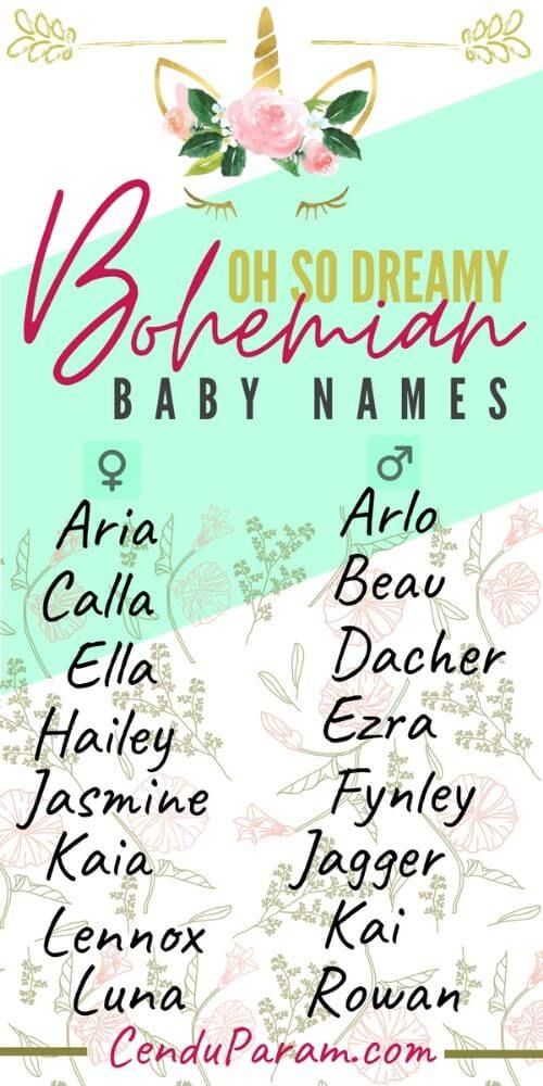 Earthy Hipster Names