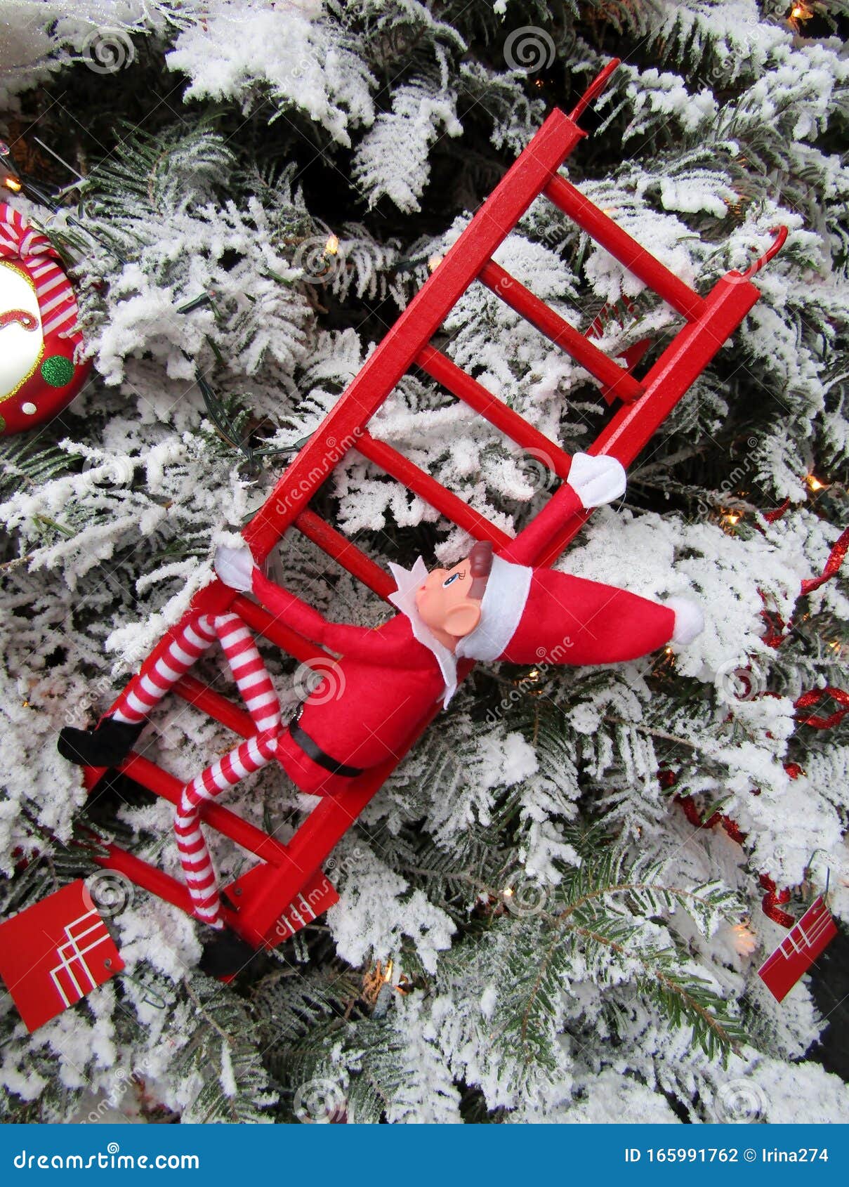 Elf Ladder For Christmas Tree