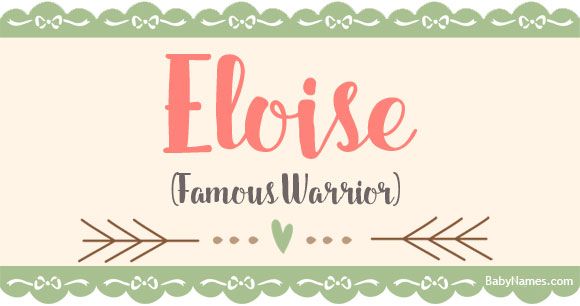 Eloise Name For Baby