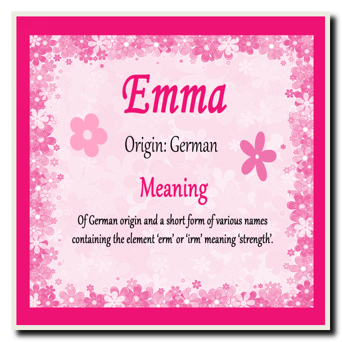 Emma Meaning Name Origin