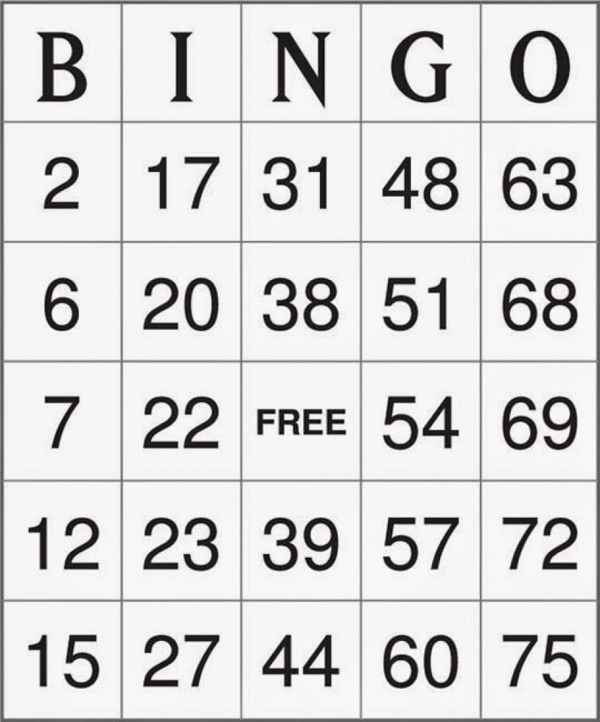 Esl Printable Bingo Cards