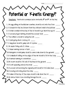 Example Of Kinetic Energy Work