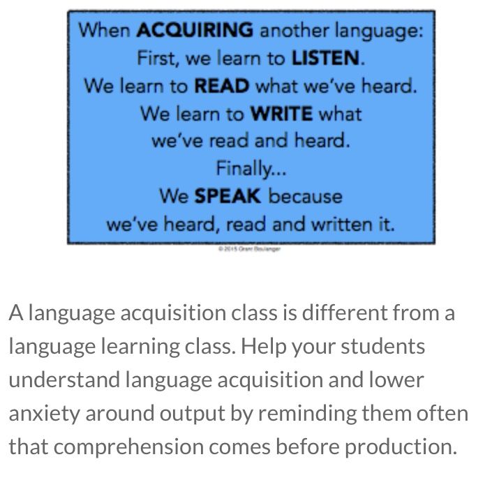 Example Of Language Acquisition