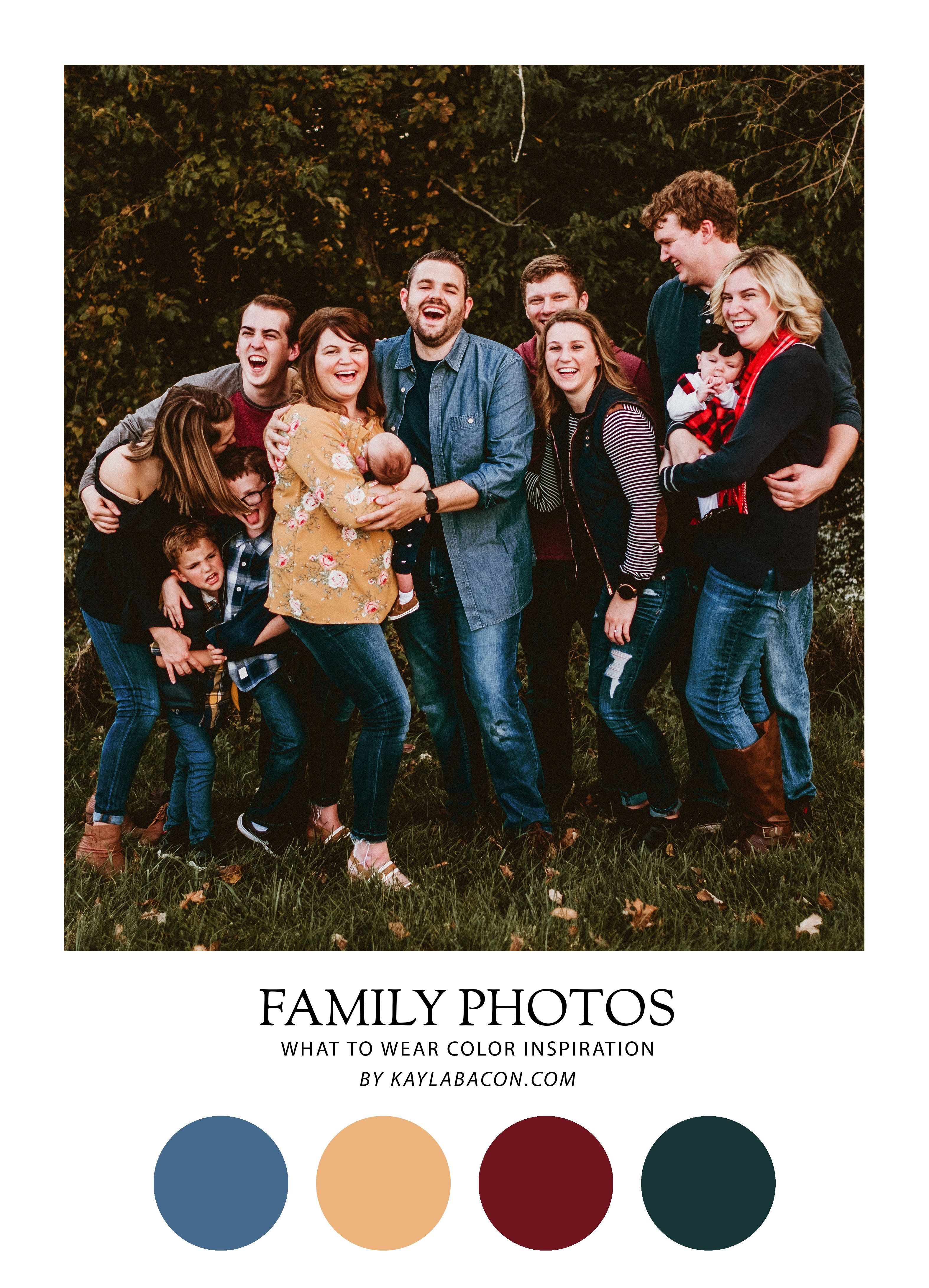 Fall Winter Family Photo Ideas