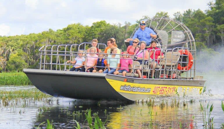 Fan Boat Alligator Tour