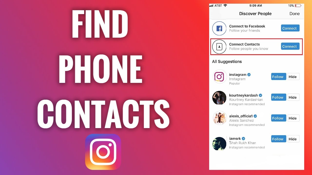 Find My Contacts On Instagram