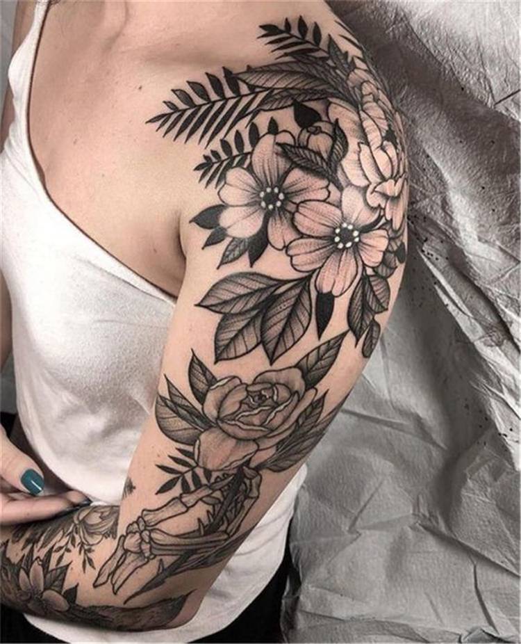 Floral Arm Tattoo Ideas